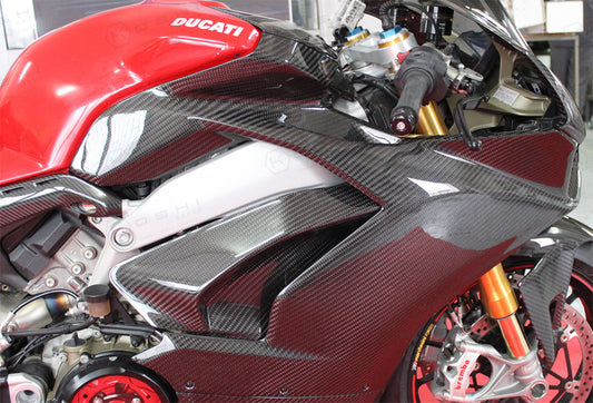 Ducati Panigale V4 S side panels - Carbon Fibre