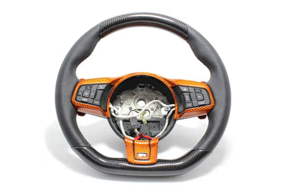 Embellecedor del volante del Jaguar F-Type R: fibra de carbono