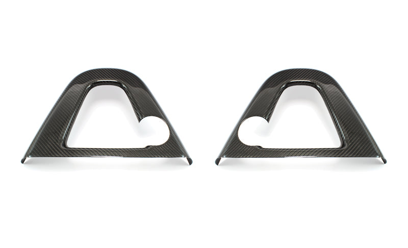 Mercedes Benz SLK R172 Rear Seat Trim Cover With Hole - Carbon Fibre