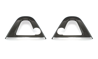 Mercedes Benz SLK R172 Rear Seat Trim Cover With Hole - Carbon Fibre