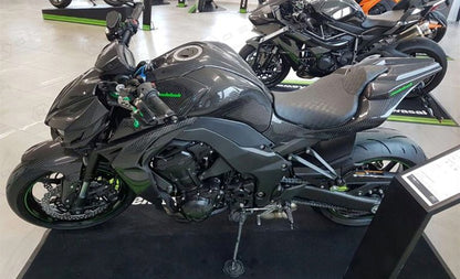 Kawasaki Z1000 Single-Seat Green Design - Carbon Fibre
