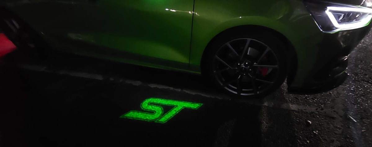 “ST” Emblem Replacement Puddle Unit - MK4 / MK4.5 Focus ST (Multiple Colours)
