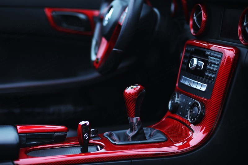 Mercedes Benz SLK R172 Central Tunnel - Carbon Fibre
