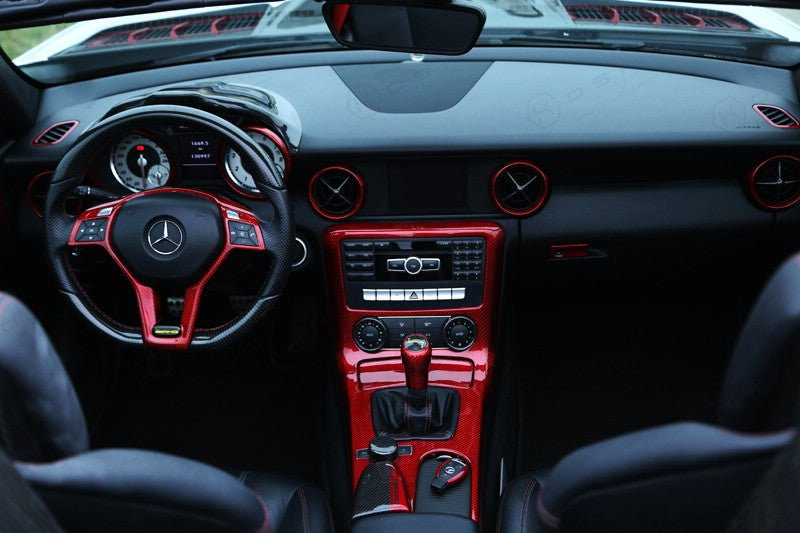 Mercedes Benz SLK R172 Central Tunnel - Carbon Fibre