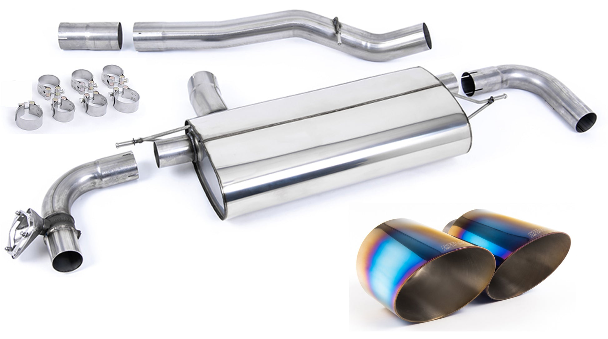 Milltek Exhaust  BMW 1 Series M135i xDrive 5 Door (F40 OPF/GPF Equipped) Particulate Filter-back Exhaust SSXBM1155 - TMC Motorsport
