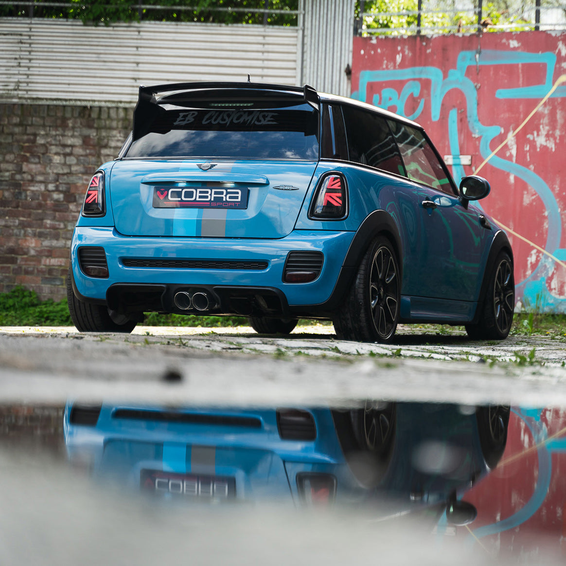 Cobra Sport Mini (Mk2) Cooper S / JCW (R56/R57) Venom Cat Back Box Delete Race Performance Exhaust - TMC Motorsport