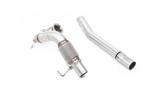 VW Polo GTI 2.0 TSI (AW - 5 Door/Non GPF Models) - Non-Resonated Downpipe and Decat for Milltek Cat Back