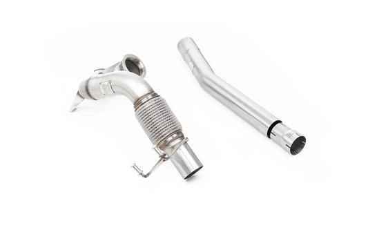 VW Polo GTI 2.0 TSI (AW - 5 Door/Non GPF Models) - Non-Resonated Downpipe and Decat for OE Cat Back