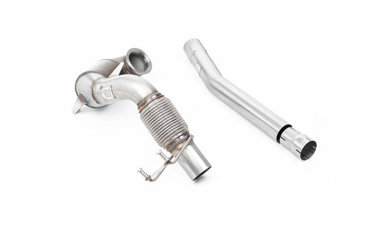 VW Polo GTI 2.0 TSI (AW - 5 Door/Non GPF Models) - Non-Resonated Downpipe and Race Cat for OE Cat Back