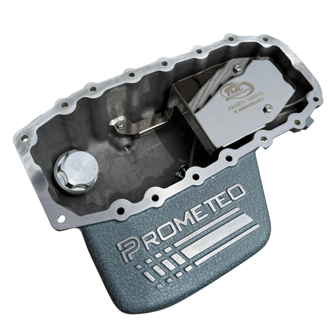 TMC Abarth Tuning "5° ANNIVERSARIO" Limited Edition Oil Pan / Sump By Prometeo for Abarth 500 / 595 / 695 - TMC Motorsport