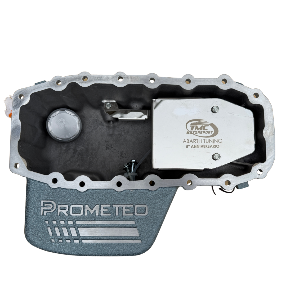 TMC Abarth Tuning "5° ANNIVERSARIO" Limited Edition Oil Pan / Sump By Prometeo for Abarth 500 / 595 / 695 - TMC Motorsport