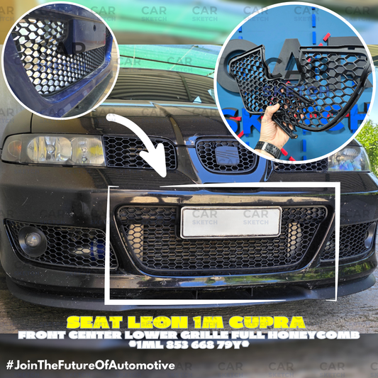 Seat Leon 1M Cupra Front Center Lower Grille Full Honeycomb *1ML 853 668 79Y*