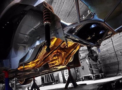 Funk Motorsport Adhesive Reflective Gold Heat Blanket - TMC Motorsport