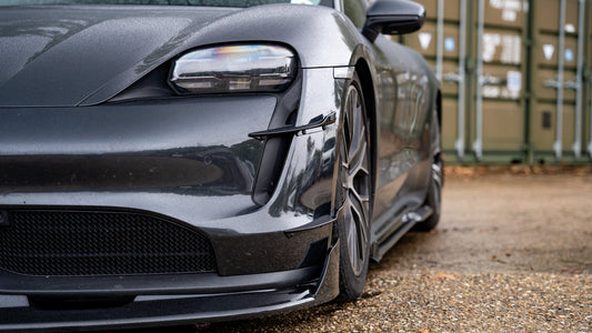 Porsche Taycan Pre Facelift - Front Canard Set - TMC Motorsport