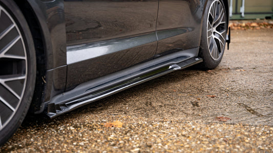 Porsche Taycan Pre Facelift - Side Skirt Splitters and Vortex Generators - TMC Motorsport