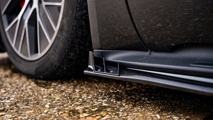 Porsche Taycan Pre Facelift - Side Skirt Splitters and Vortex Generators - TMC Motorsport