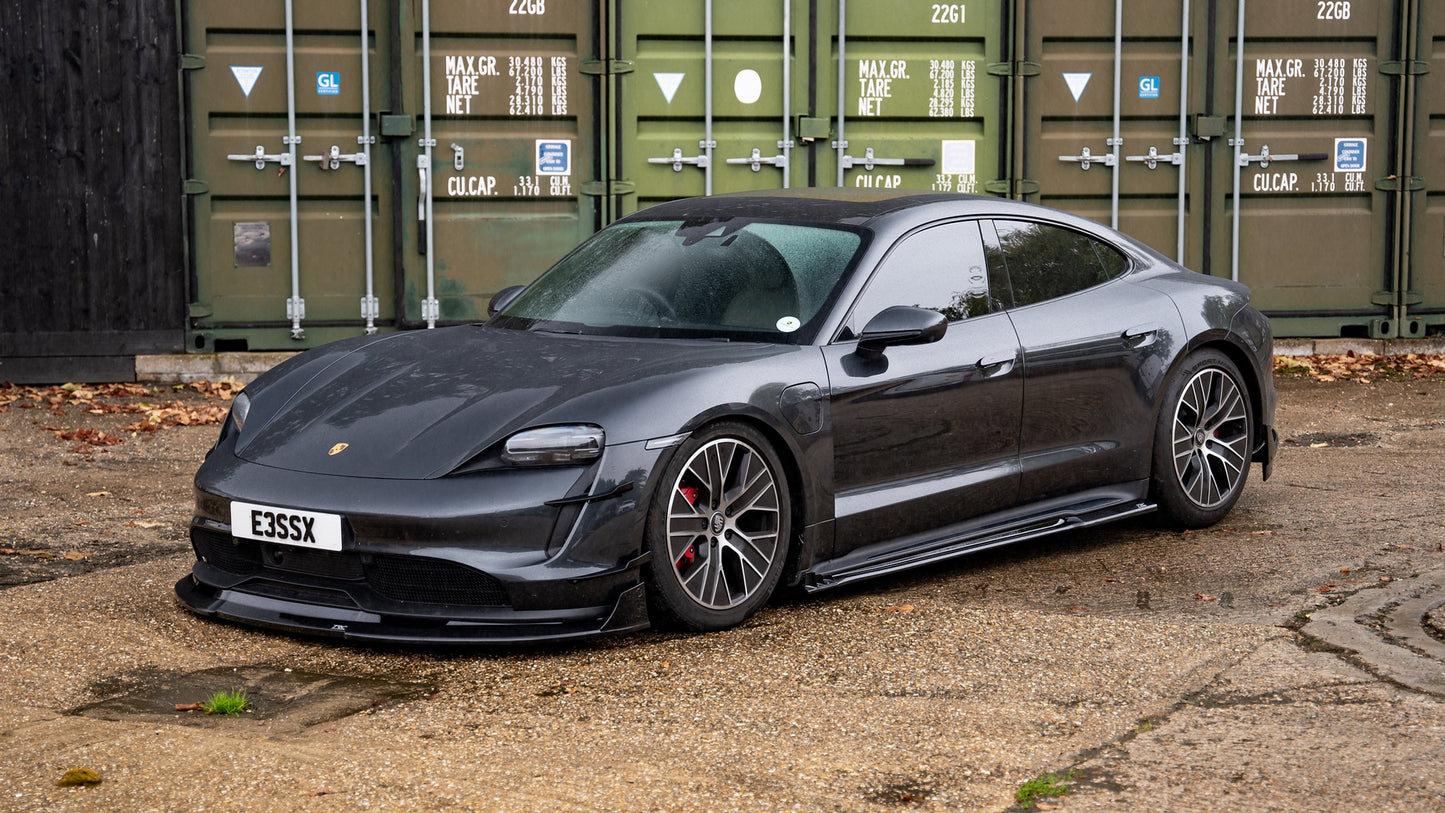 Porsche Taycan Pre Facelift - Side Skirt Splitters and Vortex Generators - TMC Motorsport