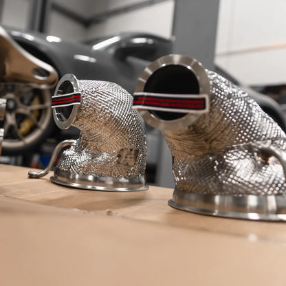 Porsche 911 GT3 / GT3 Touring / GT3 RS / S/T (992.1) | Akrapovic | Slip-On Race Line Adapter Set (SS) - TMC Motorsport