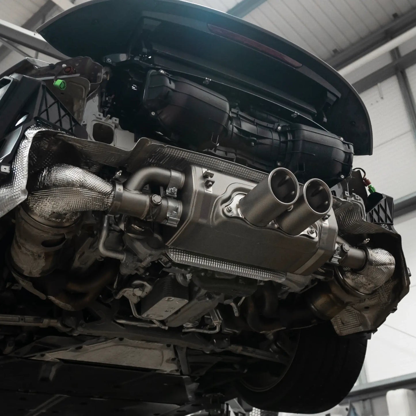 Porsche 911 GT3 / GT3 Touring / GT3 RS / S/T (992.1) | Akrapovic | Slip-On Race Line Adapter Set (SS) - TMC Motorsport