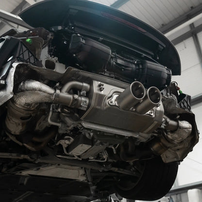 Porsche 911 GT3 / GT3 Touring / GT3 RS / S/T (992.1) | Akrapovic | Slip-On Race Line Adapter Set (SS) - TMC Motorsport