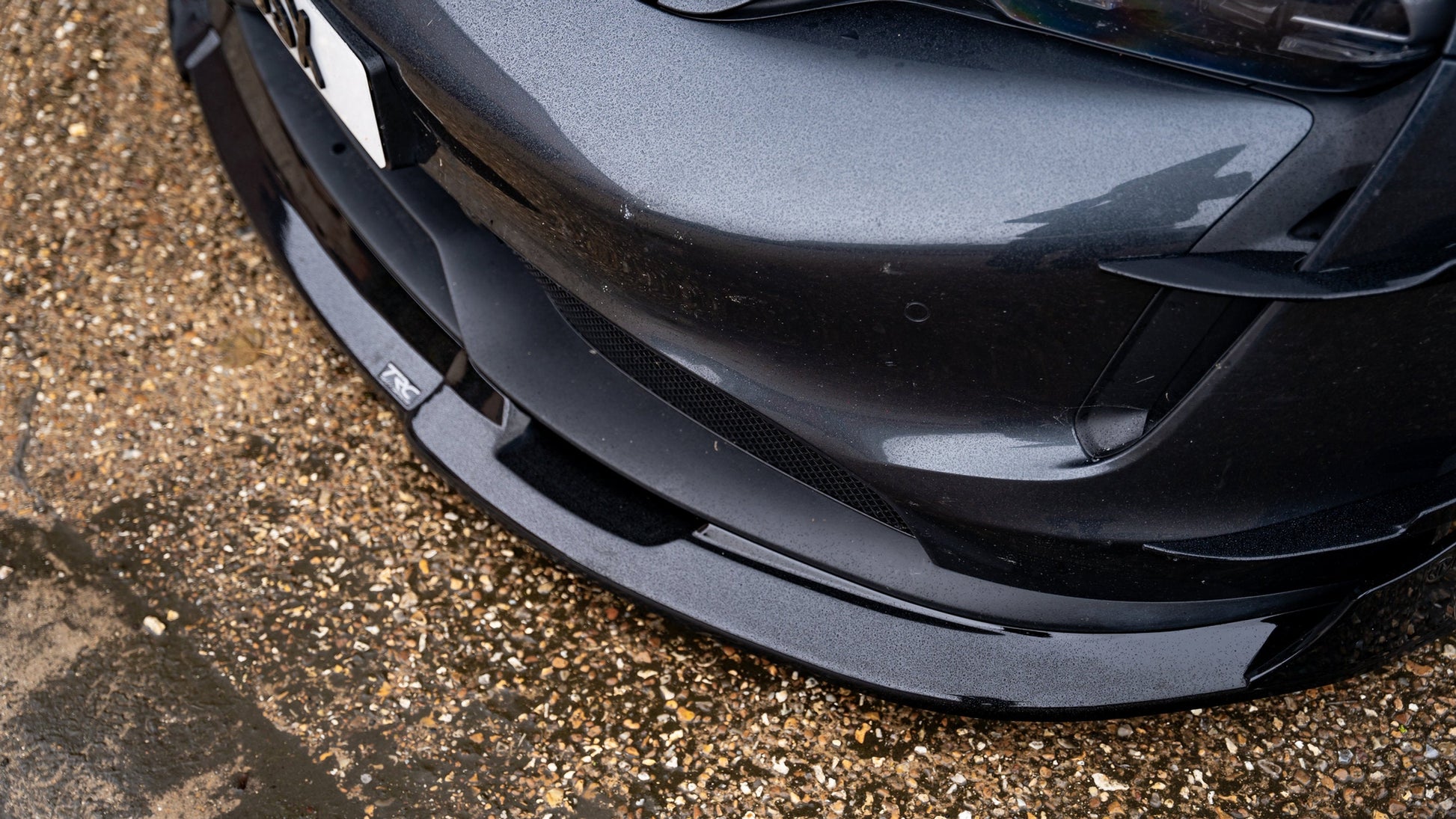 Porsche Taycan Pre Facelift - Front Splitter and Aero Fins - TMC Motorsport
