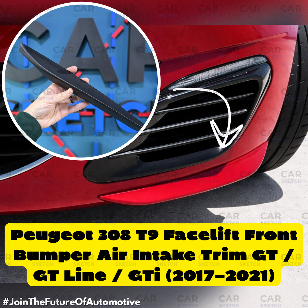Peugeot 308 T9 Facelift Front Bumper Air Intake Trim GT / GT Line / GTi (2017–2021)