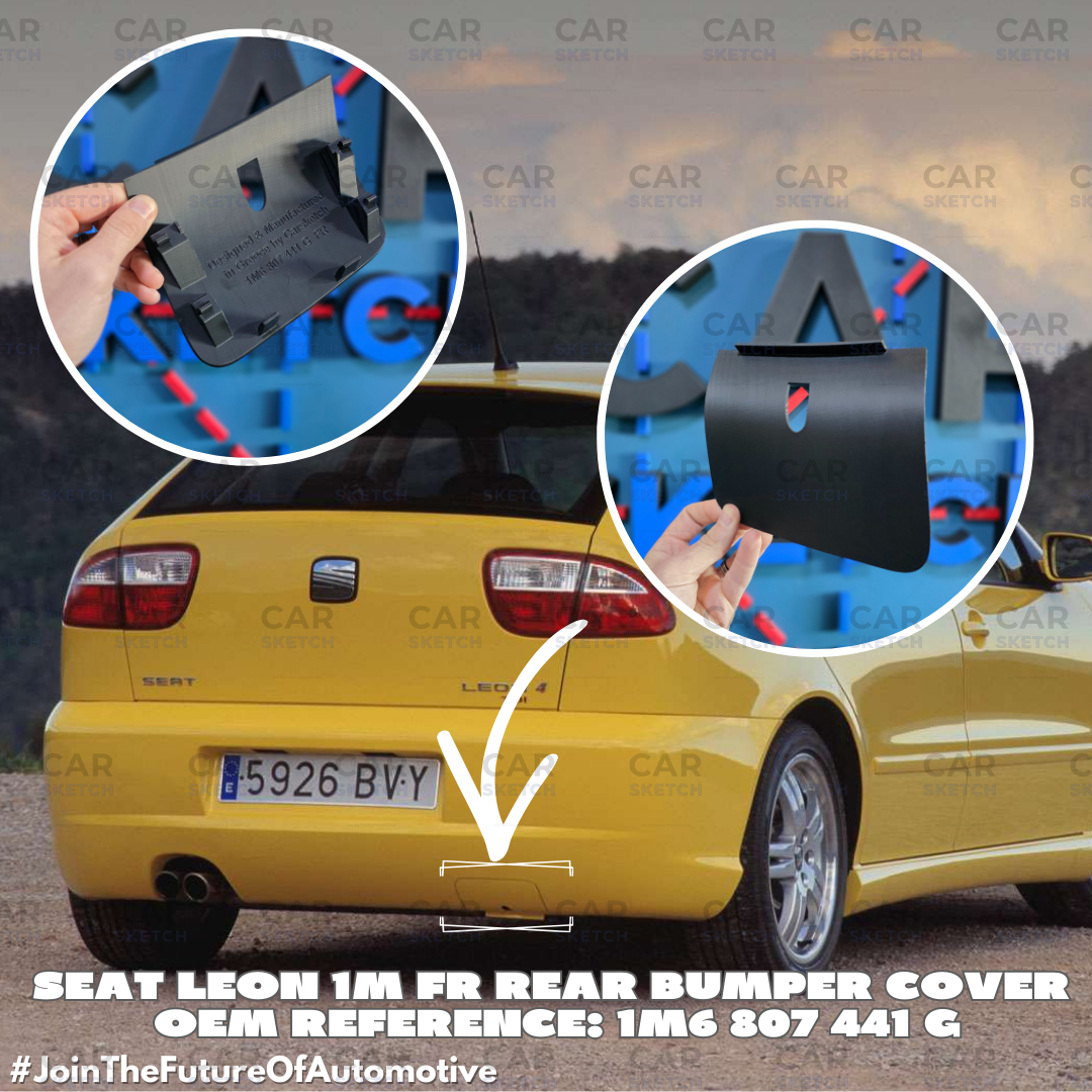 Seat Leon 1M FR/Top Sport Rear Bumper Tow Hook Cover * 1M6 807 928 B *