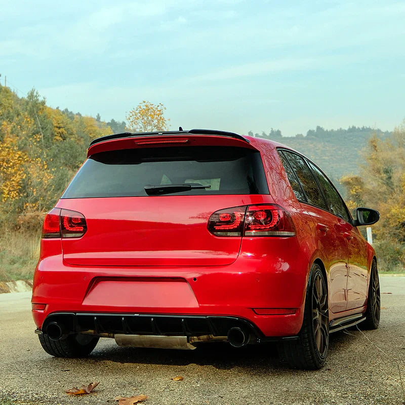 Volkswagen Golf GTI / GTD 2008-2012 Rear Side Splitters in Gloss Black