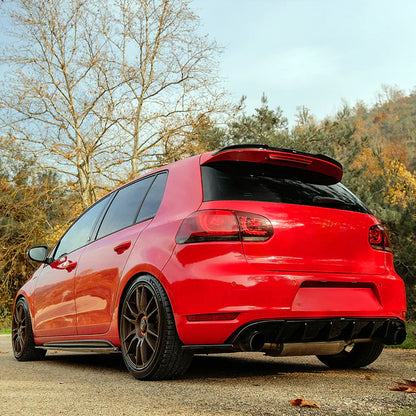 Volkswagen Golf GTI / GTD 2008-2012 Rear Side Splitters in Gloss Black
