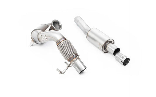 VW Polo GTI 2.0 TSI (AW - 5 Door/Non GPF Models) - Resonated Downpipe and Race Cat for OE Cat Back