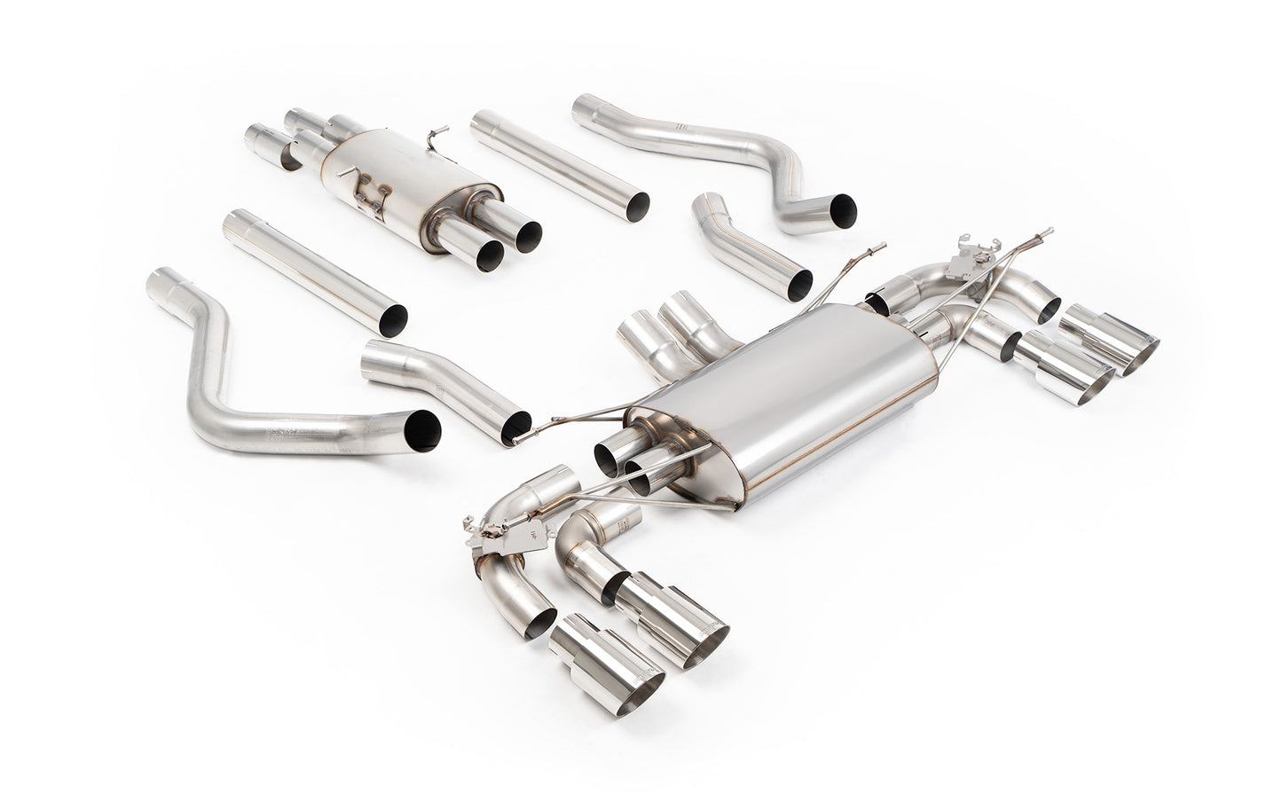 Land Rover Defender 130 5.0 V8 - Resonated Valved OPF/GPF Back System with Polished Trims