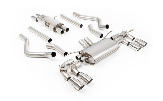Land Rover Defender 130 5.0 V8 - Resonated Valved OPF/GPF Back System with Polished Trims