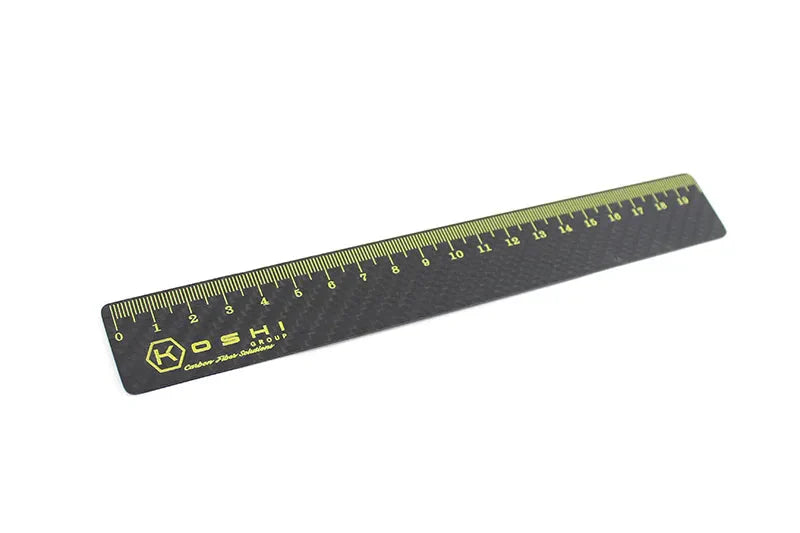 Ruler 20CM - Carbon Fibre - Koshi Group Store