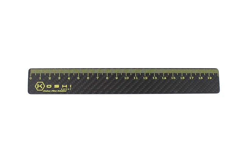 Ruler 20CM - Carbon Fibre - Koshi Group Store