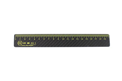 Ruler 20CM - Carbon Fibre - Koshi Group Store