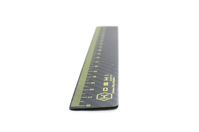 Ruler 20CM - Carbon Fibre - Koshi Group Store