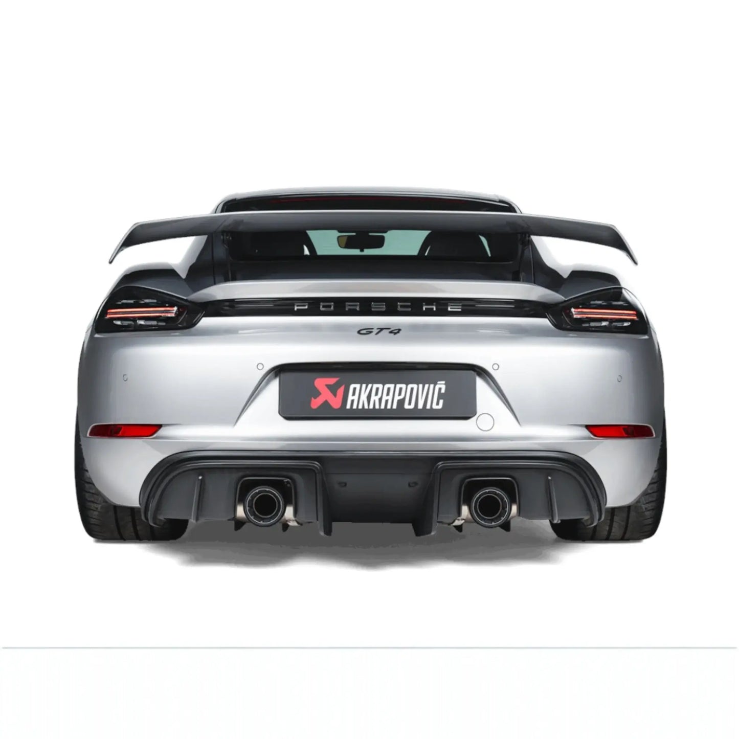 Porsche 718 Cayman GT4 / GTS 4.0 / Boxster GTS 4.0 | 2020 | Akrapovic | Slip-On Race Line (Titanium) - TMC Motorsport
