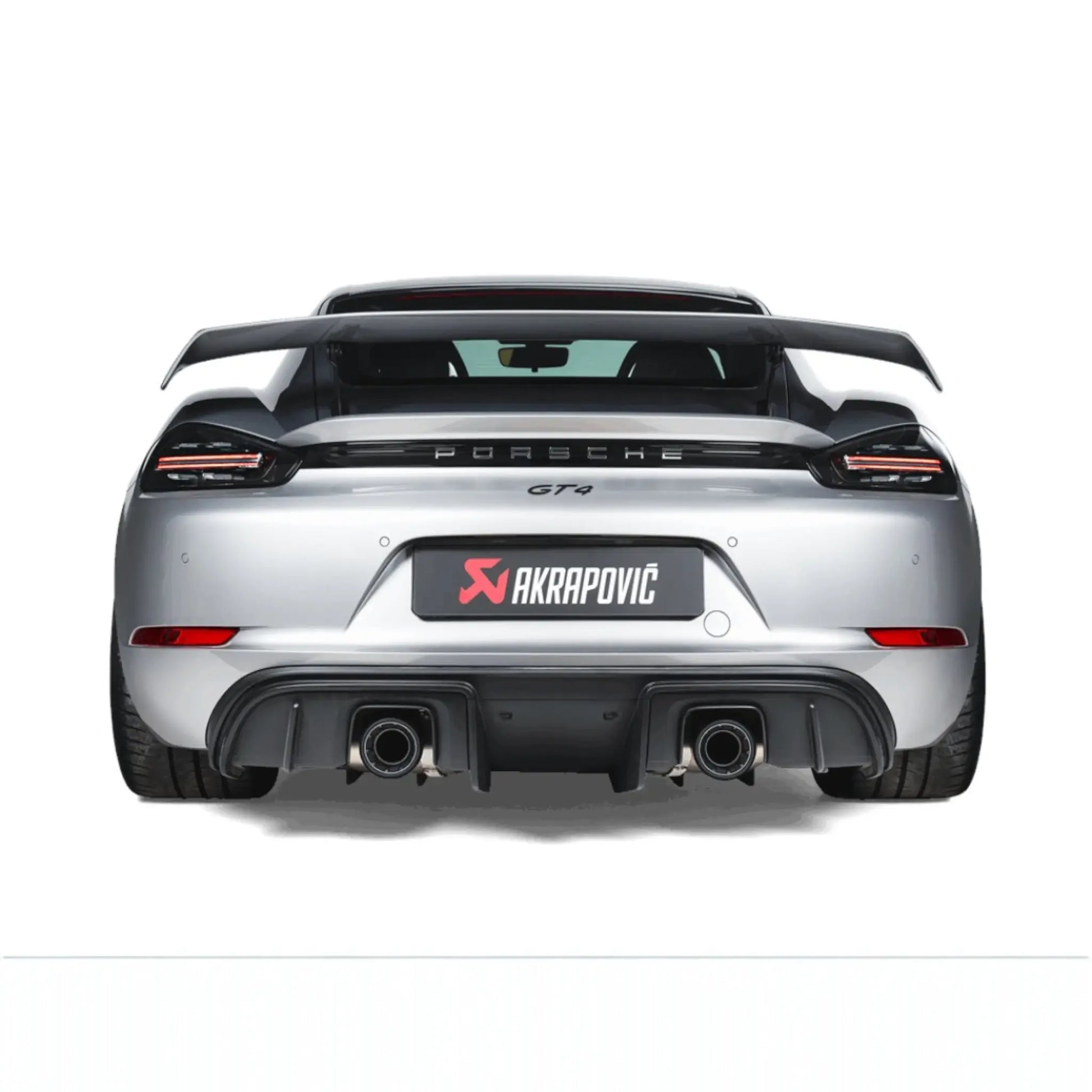 Porsche 718 Cayman GT4 / GTS 4.0 / Boxster GTS 4.0 | 2020 | Akrapovic | Slip-On Race Line (Titanium) - TMC Motorsport