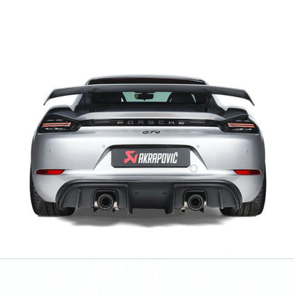 Porsche 718 Cayman GT4 / GTS 4.0 / Boxster GTS 4.0 | 2020 | Akrapovic | Slip-On Race Line (Titanium) - TMC Motorsport