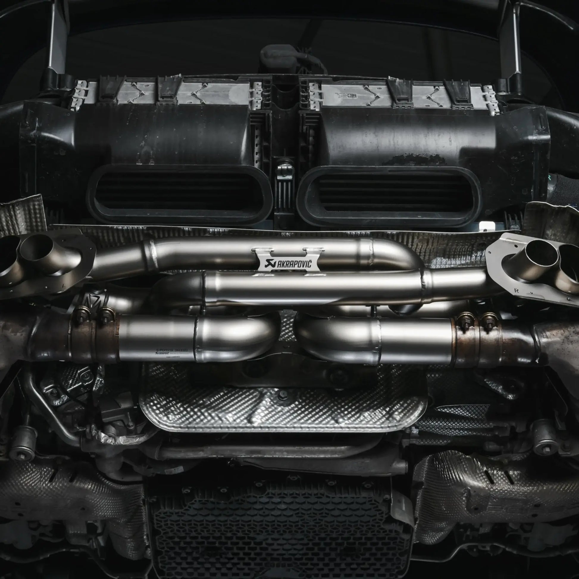 Porsche 911 Turbo / Turbo S / Sport Classic (992.1) | Akrapovic | Slip-On Race Line (Titanium) - TMC Motorsport