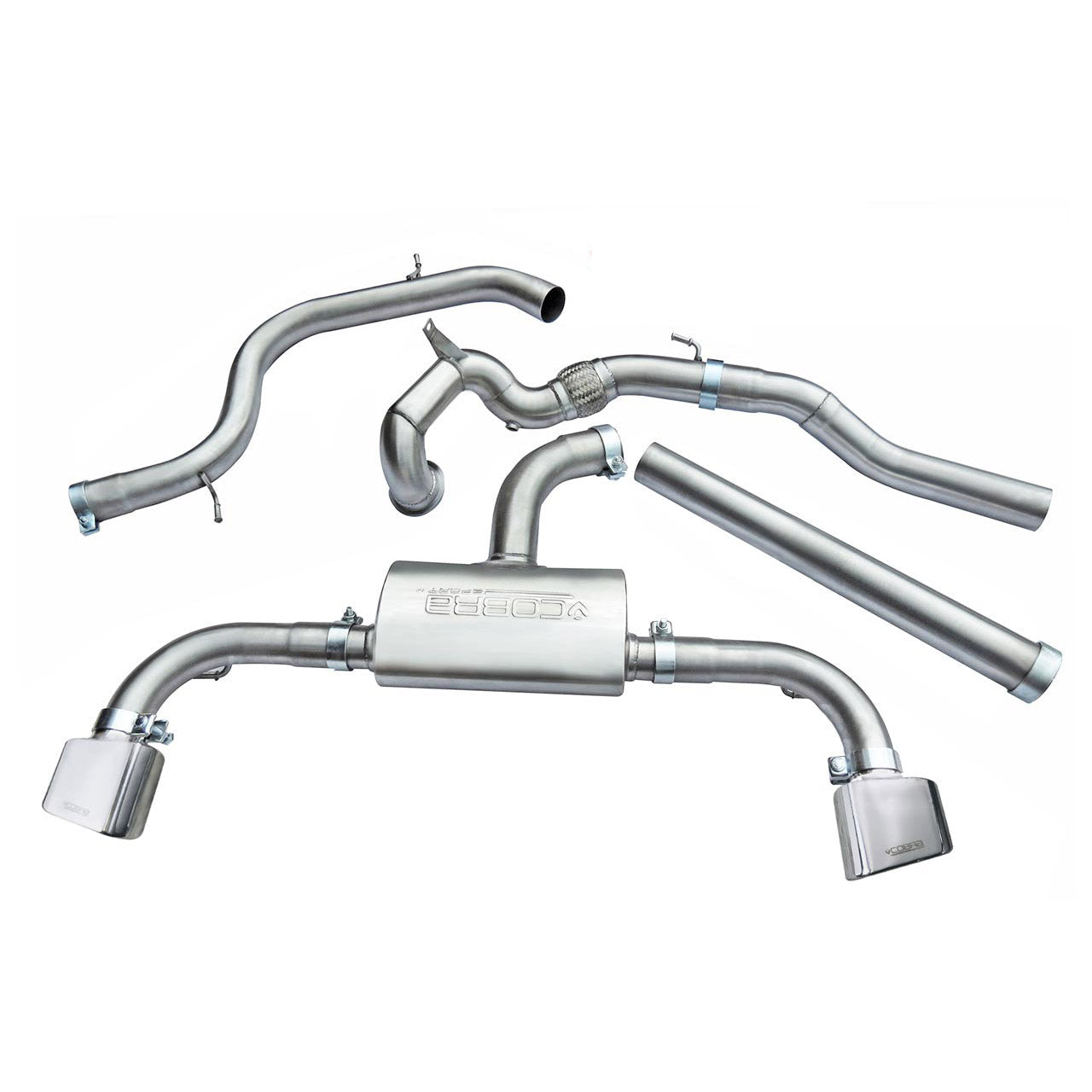 Cobra Sport Seat Leon Cupra 280/290/300 (14-18) (Pre-GPF) Turbo Back Performance Exhaust - TMC Motorsport