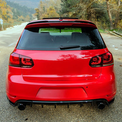 Volkswagen Golf GTI / GTD 2008-2012 Rear Side Splitters in Gloss Black