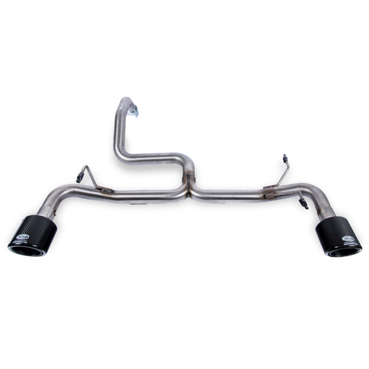 Magneti Marelli Bombardone R2C Axle Back Exhaust with Carbon Fibre Tips – Abarth 500 / 595 / 695