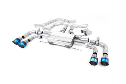 Milltek Exhaust  Alfa Romeo Giulia Quadrifoglio 2.9 V6 Bi-Turbo 2017-2018 Front Pipe-back Exhaust SSXAR004 - TMC Motorsport