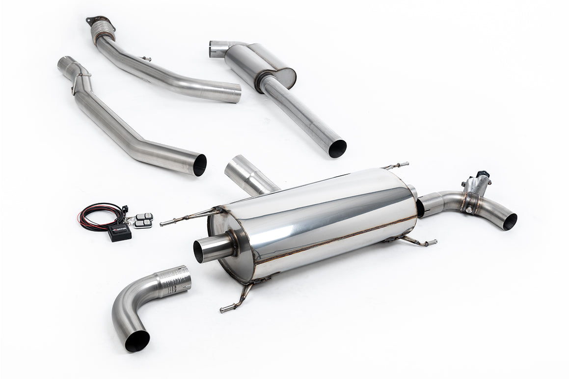 Alfa Romeo Giulia 2.0T Veloce - Valved &amp; Resonated Cat-Back Race Exhaust System - Uses OE Trims