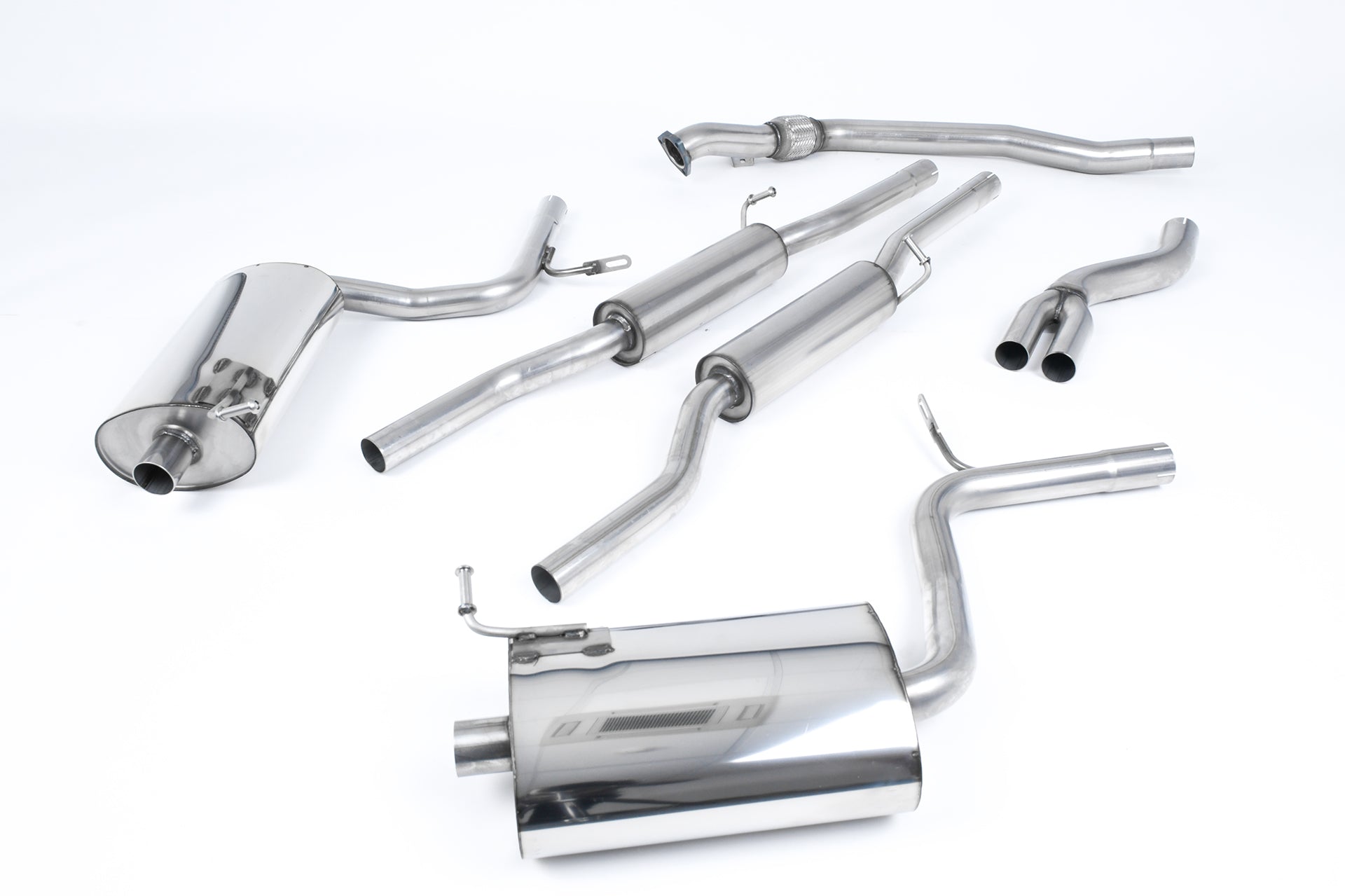 Milltek Exhaust  Audi A4 2.0 TFSI B7 QUATTRO AND DTM Cat-back Exhaust SSXAU049 - TMC Motorsport
