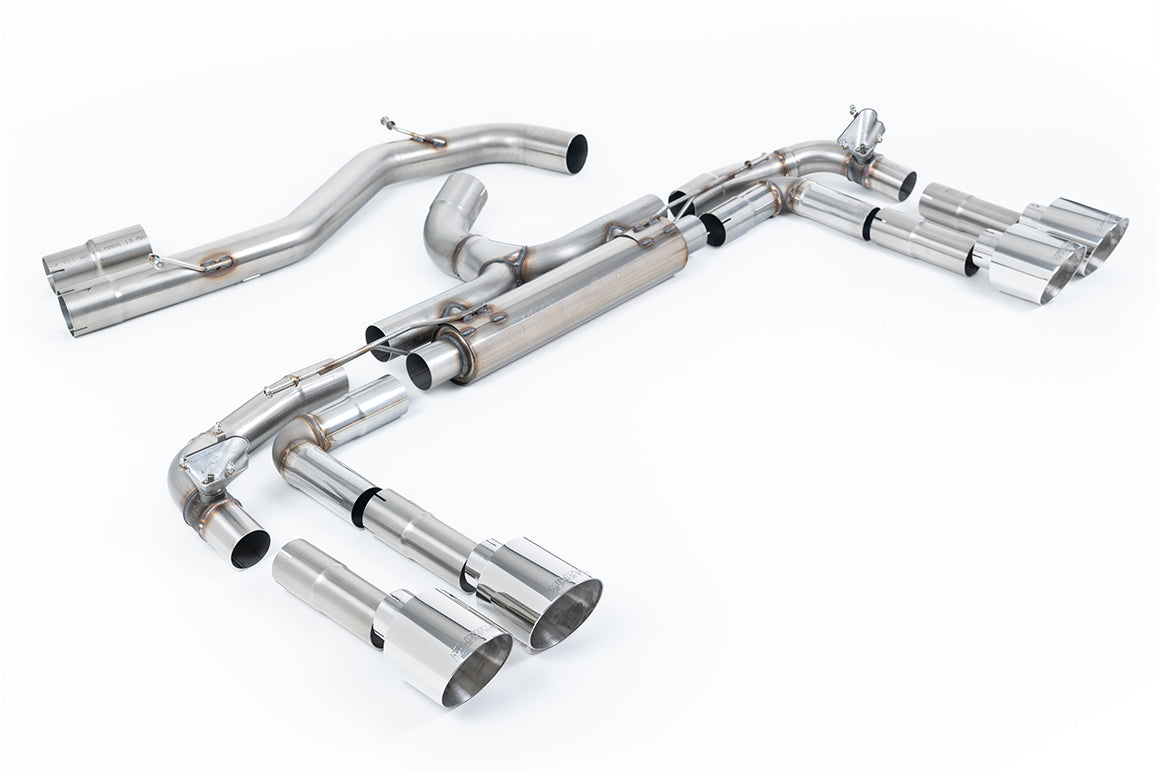 Milltek Exhaust  Audi S3 2.0TFSI Quattro Saloon 310PS 8Y (OPF/GPF Models Only) Particulate Filter-back RACE Exhaust SSXAU1019 - TMC Motorsport