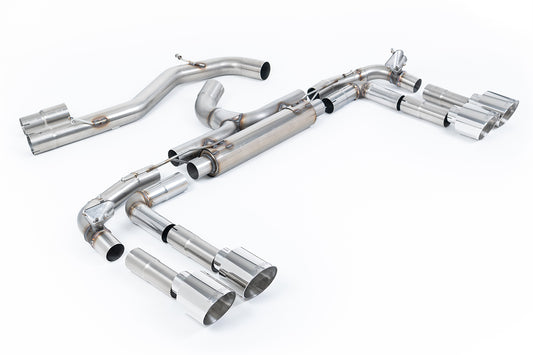 Milltek Exhaust  Audi S3 2.0TFSI Quattro Saloon 310PS 8Y (OPF/GPF Models Only) Particulate Filter-back RACE Exhaust SSXAU1019 - TMC Motorsport