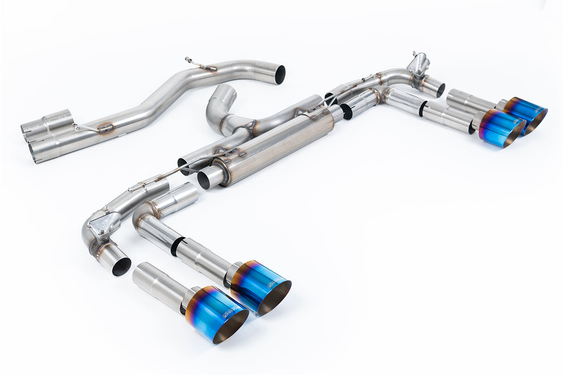 Milltek Exhaust  Audi S3 2.0TFSI Quattro Saloon 310PS 8Y (OPF/GPF Models Only) Particulate Filter-back RACE Exhaust SSXAU1022 - TMC Motorsport