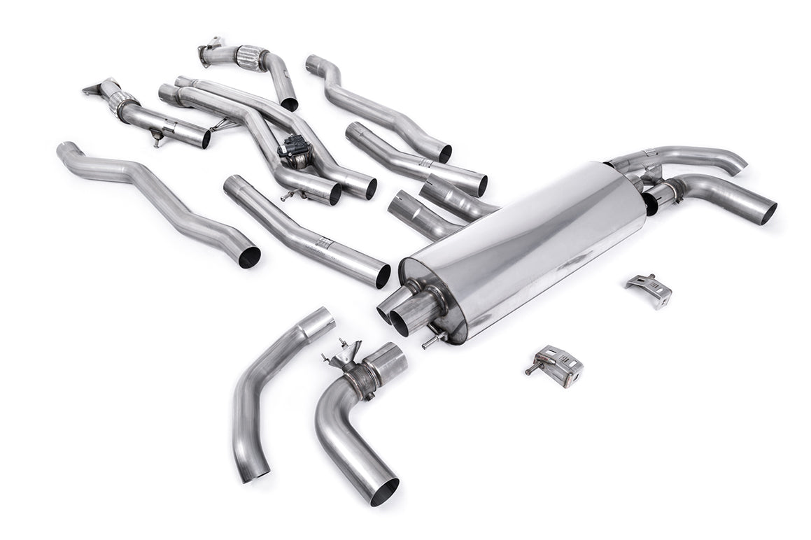 Audi SQ7/SQ8 V8 Pre LCI - Non Resonated (Loudest) OPF/GPF Back Exhaust System - Fits to OE Tailpipes